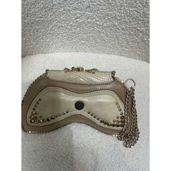 Bracher Emden London Women's Embellished Leather Clutch Bag - Picture 2 of 4